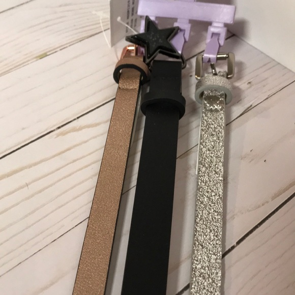 Madden Girl Faux Leather belts 3-pack black belt - Picture 1 of 8